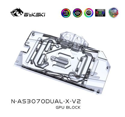 Picture of Bykski GPU Block for ASUS Dual 3070 N-AS3070DUAL-X-V2 