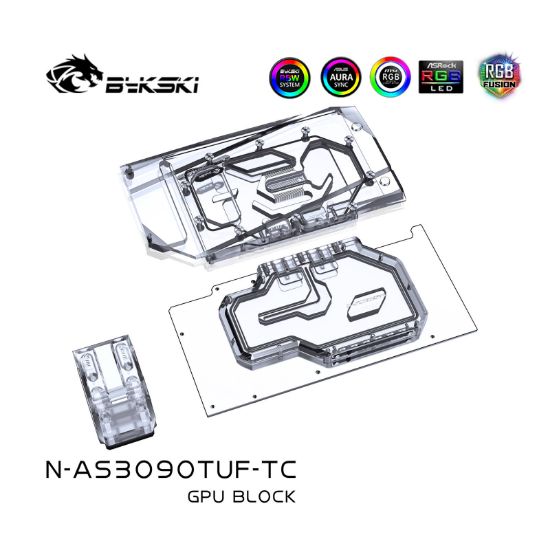 Picture of Bykski Dual Side GPU Block for ASUS TUF RTX 3090 3080 GAMING N-AS3090TUF-TC