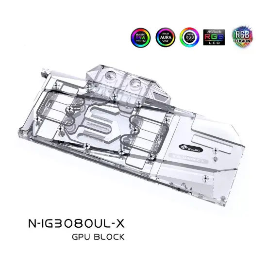 Picture of Bykski GPU Water Cooling Block for Colorful iGame RTX 3080 Ultra OC 10 N-IG3080UL-X