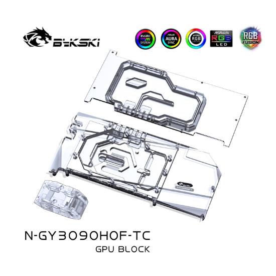 Picture of Bykski Dual Side GPU Block for Galax RTX3090 HOF Extreme N-GY3090HOF-TC