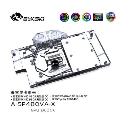 Picture of Bykski GPU Block for Sapphire Pulse RX480 580 A-SP48OVA-X 