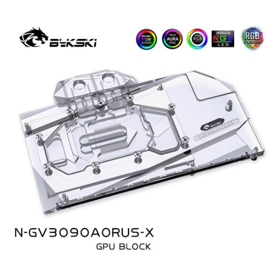 Picture of Bykski GPU Block for GIGA 3090 3080 AORUS N-GV3090AORUS-X