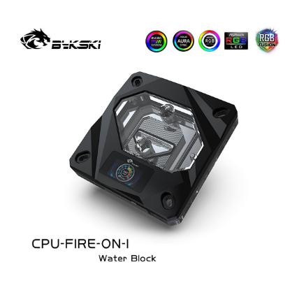 Picture of Bykski CPU Block for Intel 115x 1200 1700 Thermometer CPU-FIRE-ON-I