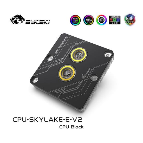 Picture of Bykski CPU Water Cooling Block for Intel LGA3647 Square ILM CPU-SKYLAKE-E-V2