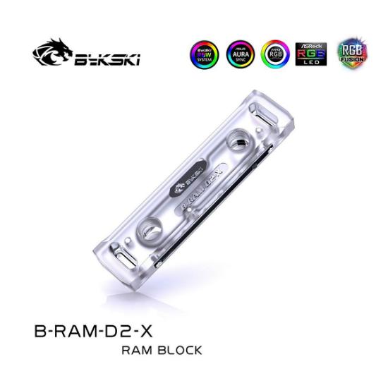 Picture of Bykski RGB DIMM RAM Liquid Cooling Block B-RAM-D2-X