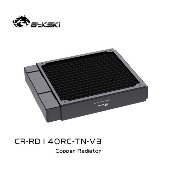 Picture of Bykski 140mm 14cm Water Cooling Copper Radiator Heat Exchanger B-RD140-TN-V3