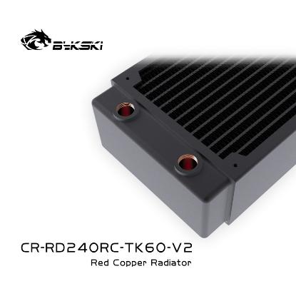 Picture of Bykski 240mm Water Cooling Triple Rows 60mm Copper Radiator CR-RD240RC-TK60-V2