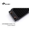 Picture of Bykski 160mm 80mm x 2 Dual Rows Copper Radiator Water Cooling CR-RD80X2RC-TK